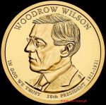 2013 $1 WOODROW WILSON - D